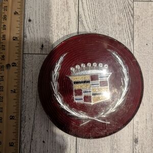 Cadillac Red Emblem Coaster